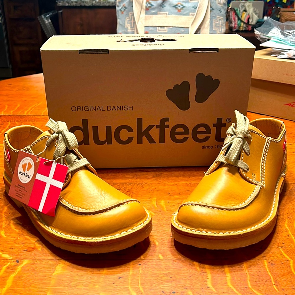 Duckfeet “Fyn” style women’s shoes, brand new. Size 41 (US women’s 10).
